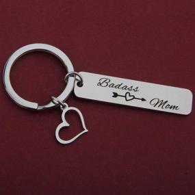 img 3 attached to QIIER Badass Keychain Mother Jewelry Women's Jewelry