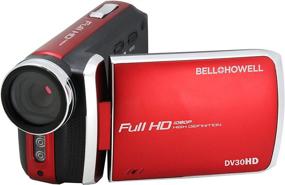img 2 attached to 📷 Bell and Howell DV30HD-R Red HD Video Camera with 3-inch Touchscreen