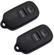 🔑 drivestar keyless entry remote car key fob replacement for 2001-2005 toyota celica echo scion | hyq12bbx | set of 2 logo