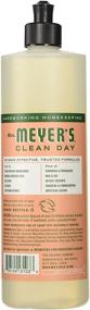 img 2 attached to Mrs. Meyer's Clean Day Liquid Dish 🌺 Soap Geranium 16oz: Powerful Cleaning Formula for Sparkling Dishes