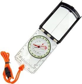 img 4 attached to 🧭 ProSight Sighting Map Compass: Ultimate Handheld Orienteering Guide for Hiking, Backpacking, & Survival Navigation