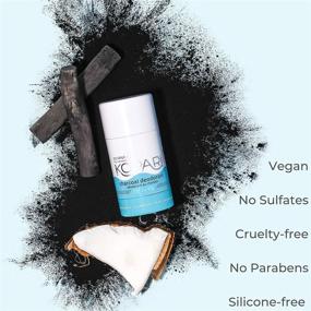 img 1 attached to Kopari Men's Charcoal Coconut Deodorant Stick - Organic, Non-Toxic, Long-Lasting and Cruelty-Free