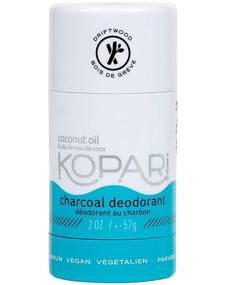 img 4 attached to Kopari Men's Charcoal Coconut Deodorant Stick - Organic, Non-Toxic, Long-Lasting and Cruelty-Free