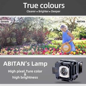 img 2 attached to 🔦 ABITAN ELPLP78 / V13H010L78 Replacement Projector Lamp for Epson EX7220 EX7230 EX5220 EX7235 EX6220 EX3220 EX5230 TW5200 TW410 VS230 VS335W VS330 EB-S18 EH-TW5200 Projector with Housing