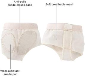 img 2 attached to iMucci Professional Suede Bottom Ballet Dance Toe Pad - Enhanced Microfiber Foot Thongs for Belly Dancing Practice - Soft Sole Dance Paws for Optimal Performance