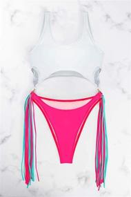 img 3 attached to 🔥 Sovoyontee Women's Seductive One Piece Swimsuits: Unleash Your Sensuality by the Poolside