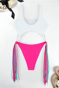 img 2 attached to 🔥 Sovoyontee Women's Seductive One Piece Swimsuits: Unleash Your Sensuality by the Poolside