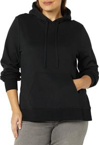 img 3 attached to 👚 Women's Fleece Hooded Tunic Sweatshirt by Amazon Essentials