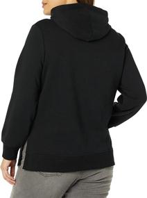 img 2 attached to 👚 Women's Fleece Hooded Tunic Sweatshirt by Amazon Essentials