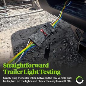 img 3 attached to 5-Way Flat Trailer Wiring Tester with Nickel-Plated Copper Terminals for Male & Female Connectors - Continuity Test for 5-Pin Trailer Light Wire Circuit