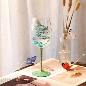img 3 attached to NymphFable Hand Painted Mermaid Sayings Personalised