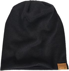 img 3 attached to 🧢 VECRY Men's Slouch Beanie Skull Cap: Stylish and Versatile Hat for All Seasons