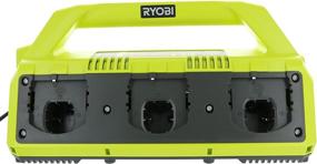 img 2 attached to Efficient RYOBI P135 18V One+ 6 Port Lithium Ion Battery Supercharger: Charger Only (Batteries not Included)