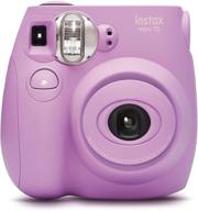 renewed fujifilm instax mini 7s lavender instant film camera: top-quality, compact and affordable logo