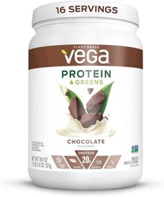 img 4 attached to 🌱 Vega Protein and Greens Chocolate – Vegan Protein Powder, 20g Protein, Low Carb, Keto-Friendly, Dairy-Free, Gluten-Free, Non-GMO, Pea Protein for Women and Men – 1.2lb (16 Servings)