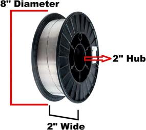 img 3 attached to 🔥 PGN Gasless Flux Core Mild Steel MIG Welding Wire - 10 Lbs Spool (.035"/0.9 mm)