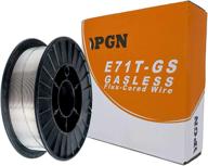 🔥 pgn gasless flux core mild steel mig welding wire - 10 lbs spool (.035"/0.9 mm) logo