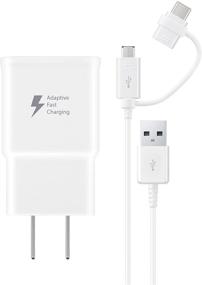 img 4 attached to 🔌 Samsung EP-DG930DWBNDL MicroUSB / USB-C Fast Charge Wall Charger - White - Retail Packaging: Power up your devices effortlessly!