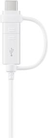 img 1 attached to 🔌 Samsung EP-DG930DWBNDL MicroUSB / USB-C Fast Charge Wall Charger - White - Retail Packaging: Power up your devices effortlessly!