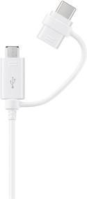 img 2 attached to 🔌 Samsung EP-DG930DWBNDL MicroUSB / USB-C Fast Charge Wall Charger - White - Retail Packaging: Power up your devices effortlessly!