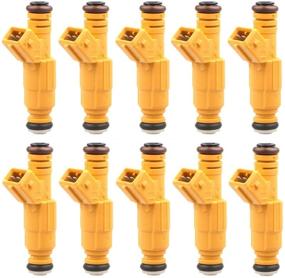 img 4 attached to MOSTPLUS 0280155710 0280155700 Injectors Econoline