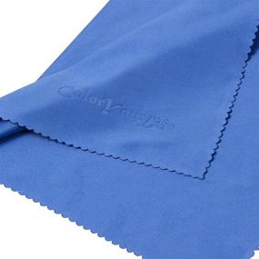 img 2 attached to 🧼 7-Pack 12 x 12 inches Microfiber Cleaning Cloths for Computers, Laptops, Smartphones, Tablets, Lenses, LCD Monitors, TVs, Cameras, Eyeglasses, Optics, and More - ColorYourLife