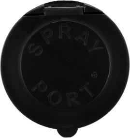 img 3 attached to 🚿 Optimized RecPro RV Exterior Spray Port Hook-Up Connector with Optional Hose and Sprayer or Quick Connector - RV Exterior Shower Port (Black, Port Only)