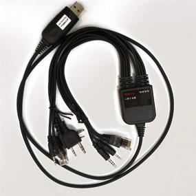 img 1 attached to Fumei 8 в 1 USB программирующий кабель для рации Kenwood, Motorola, Yaesu, Vertex, Icom, TYT, HYT для портативных и мобильных радиостанций.