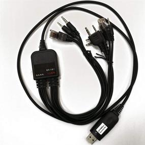 img 2 attached to Fumei 8 в 1 USB программирующий кабель для рации Kenwood, Motorola, Yaesu, Vertex, Icom, TYT, HYT для портативных и мобильных радиостанций.