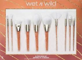 img 2 attached to 💄 Discover Professional Makeup Excellence with the Wet n Wild 10-Piece Brush Set