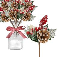 banberry designs white flocked branches logo