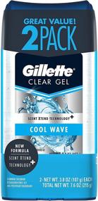 img 4 attached to 🌊 Gillette Endurance Antiperspirant / Deodorant, Cool Wave Clear Gel: Ultimate Protection in 2-Pack