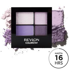 img 2 attached to REVLON ColorStay 16 Hour Eyeshadow Quad: Longwear, Intense Color for Day & Night Makeup - Seductive (530), 0.16 Oz