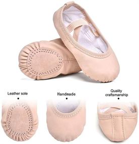 img 1 attached to 🩰 STELLE Ballet Practice Dancing Little Girls' Shoes and Athletic: Enhance Precision and Comfort in Every Dance Move