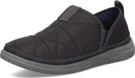 👞 dockers dillon comfort charcoal quilted men's shoes: stylish loafers & slip-ons for maximum comfort логотип