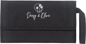 img 4 attached to Daisy & Olive Premium Smell-Proof Bag With Combination Lock (Black) - Scent, Odor, and Dog-Tested for Maximum Effectiveness