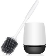 🚽 wimaha 360 degree cleaning silicone bristle toilet brush set - efficient bathroom cleaning tool logo