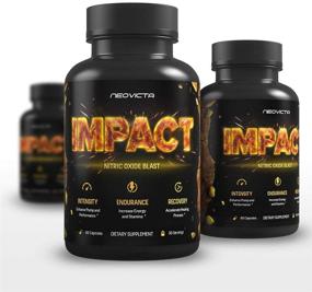 img 2 attached to N.O. Impact - Potent Muscle Growth, Pump, Energy & Blood Flow Enhancer with L-Arginine & L-Citrulline Malate - Neovicta Nitric Oxide Supplement