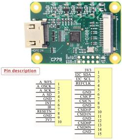 img 2 attached to Модуль Raspberry Pi HDMI-In от Geekworm: высококачественный конвертер HDMI в CSI-2 для моделей Raspberry Pi 4B/3B+/3B/Pi Zero/Zero W