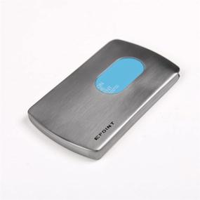 img 3 attached to Premium Epoint C B AK Silver Carbon Wallet: Stylish Men's Accessory for the Modern Gentleman