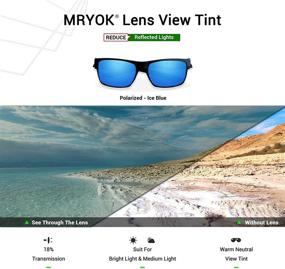 img 1 attached to Mryok Arnette Freezer Replacement Polarized Lenses