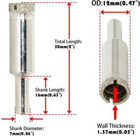 img 3 attached to 💎 Durable and Precise Diamond Tipped Hole Ceramic by Flyshop