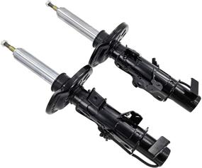 img 4 attached to LUFT MEISTER Pair Front Shock Absorber W/Electric Compatible With Cadillac ATS 2013-2020 23247469 23247470 19300064 22965187 19300065 22965188