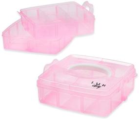 img 2 attached to Organize in Style with the LaurDIY 3-Tier Pink STORAGE Solution