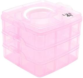 img 3 attached to Organize in Style with the LaurDIY 3-Tier Pink STORAGE Solution