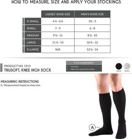 img 3 attached to 🩲 Truform Unisex-Adult Large (8-15 mmHg): Optimal Compression for All-Day Comfort