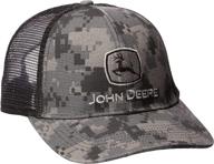 🧢 stylish john deere men's digital camo and mesh cap embroidered - perfect blend of fashion and functionality логотип
