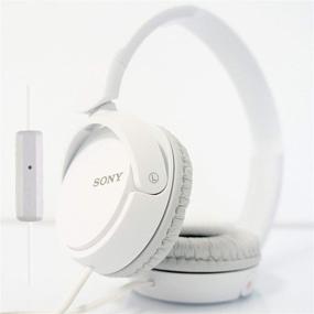 img 2 attached to 🎧 NY Over Ear Best Stereo Headphones with Extra Bass for Apple iPhone iPod/Samsung Galaxy/MP3 Player - Snow White (3.5mm Jack Plug, Mic Included)