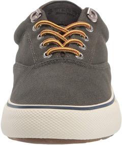 img 3 attached to Sperry Striper Storm Sneaker Olive Men's Shoes