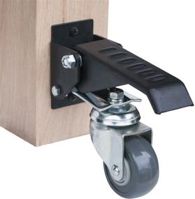 img 4 attached to Enhance Mobility: POWERTEC 17000 Workbench Caster Pack for Easy Workspace Maneuverability